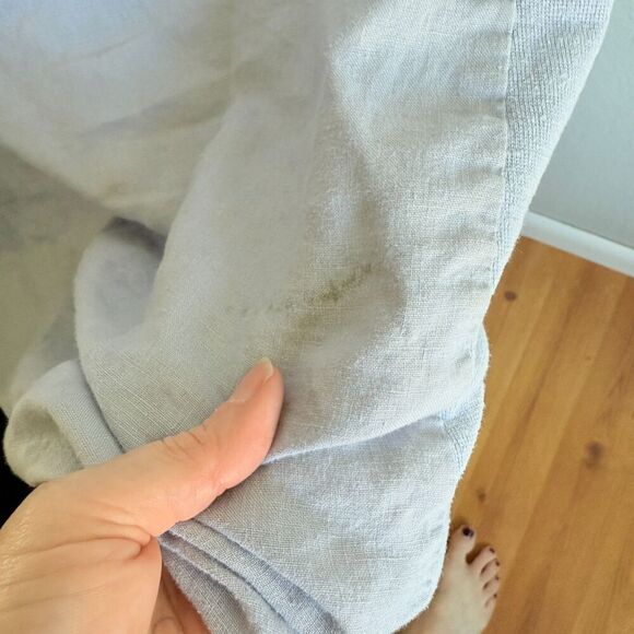 J. Jill Pure Jill 100% Linen Lagenlook Natural Shift Dress Farmhouse Cottage M - Picture 5 of 8